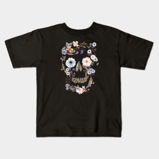 Skull Flower Kids T-Shirt